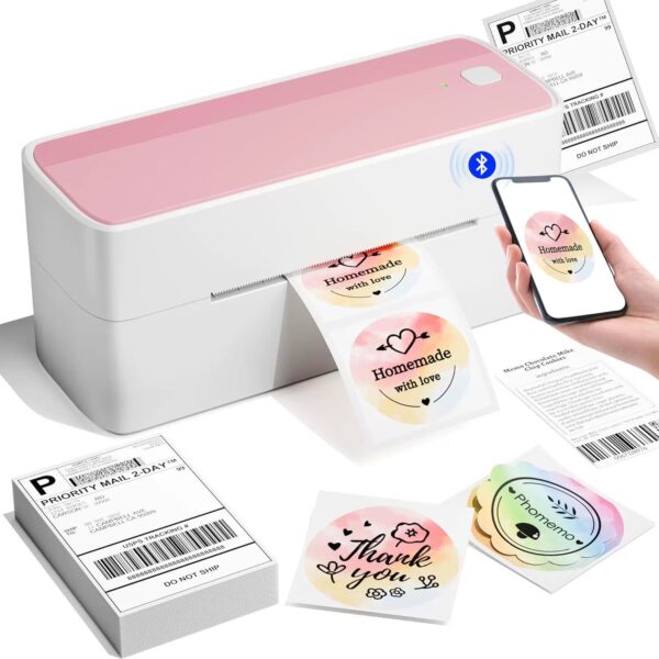 Phomemo PM246S Label Printer, designed for printing shipping labels and other types of labels